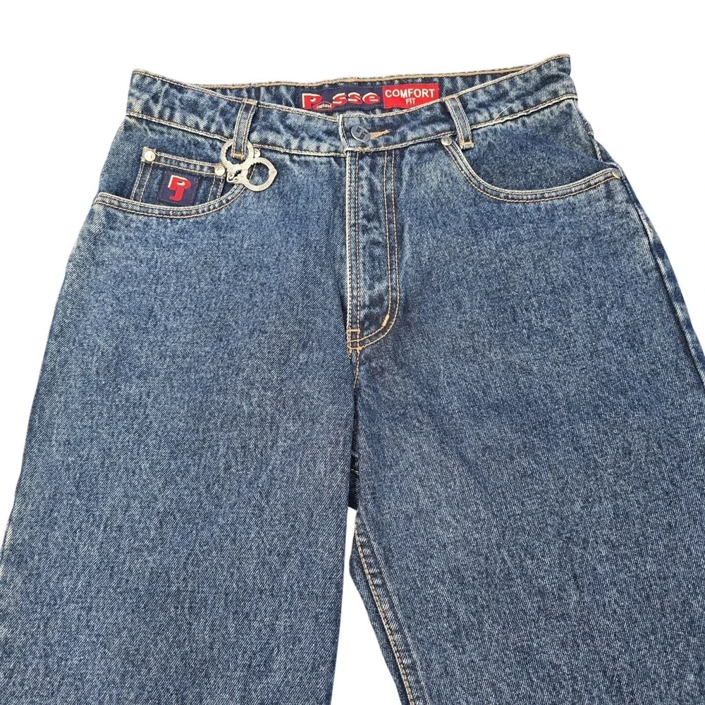 Vintage Posse‎ Captured Jeans Juniors Size 5 NWT Handcuff High Rise 36 Inseam